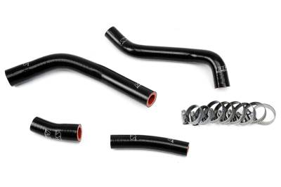 HPS Performance - HPS 57-1757-BLK Black Radiator Coolant Hose Kit for 14-17 Yamaha YZ450F