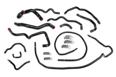 HPS Performance - HPS 57-1512-BLK Black Radiator/Heater Coolant Hose Kit for 10-13Mazda Mazdaspeed