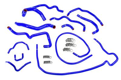 HPS Performance - HPS 57-1512-BLUE Blue Radiator/Heater Coolant Hose Kit for 10-13Mazda Mazdaspeed