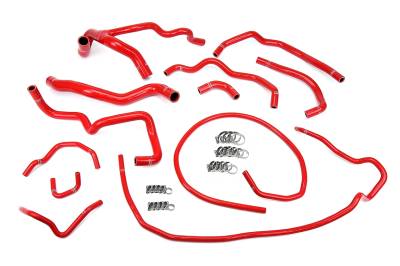 HPS Performance - HPS 57-1512 Red Red Radiator/Heater Coolant Hose Kit for 10-13 Mazda Mazdaspeed