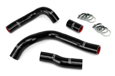 HPS Performance - HPS 57-1829-BLK Black Radiator Hose Kit for 16-17 Lexus IS200T 18-25 IS300