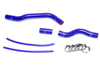 HPS Performance - HPS 57-1525-BLUE Blue Black Radiator Hose Kit for 01-05 Honda Civic 1.7L
