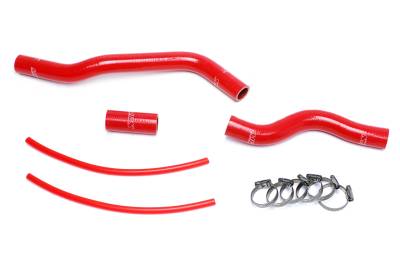 HPS Performance - HPS 57-1525 Red Red Black Radiator Hose Kit for 01-05 Honda Civic 1.7L