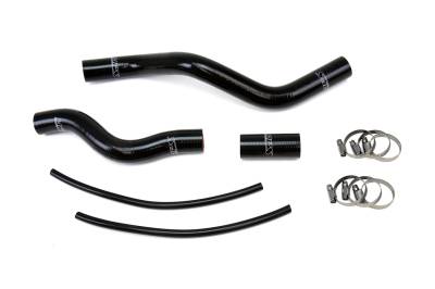 HPS Performance - HPS 57-1526-BLK Black Radiator Hose Kit for 01-05 Honda Civic 1.7L