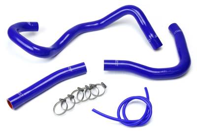 HPS Performance - HPS 57-1530-BLUE Blue Radiator Hose Kit for 08-17 Mitsubishi Lancer 2.0L 2.4L
