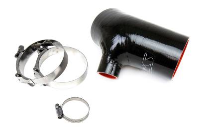 HPS Performance - HPS 57-1544-BLK Black Air Intake Kit Post MAF Hose for 1623 Mazda Miata 2.0L
