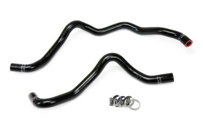 HPS Performance - HPS 57-1849-BLK Black Heater Coolant Hose Kit for 06-07 Mazda Mazdaspeed Turbo