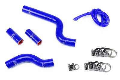 HPS Performance - HPS 57-1756-BLUE Blue Radiator Hose Kit for 03-18 Yamaha YZ250 2 Stroke