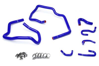 HPS Performance - HPS 57-1547-BLUE Blue Heater Coolant Hose Kit for 10-14 Toyota FJ Cruiser 4.0L