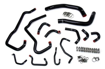 HPS Performance - HPS 57-1581-BLK Black Radiator/Heater Coolant Hose Kit for 16-22 Toyota Tacoma