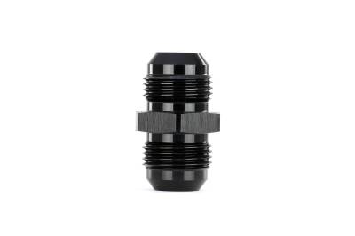 HPS Performance - HPS AN815-16 -16AN Male To Male Union Adapter Aluminum Straight Black