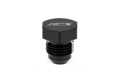 HPS Performance - HPS AN806-6 AN Male Fittings Plug Aluminum Black 37-DEG Flare