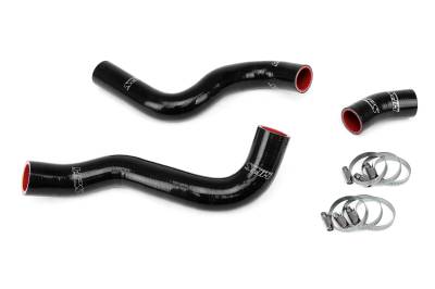 HPS Performance - HPS 57-2055-BLK Black Radiator Coolant Hose Kit for 11-13 Infiniti M56 V8