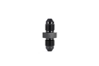 HPS Performance - HPS AN815-3 -3AN Male To Male Union Adapter Aluminum Straight Black