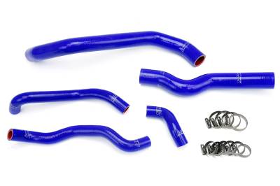 HPS Performance - HPS 57-1973-BLUE Blue Radiator + Heater Coolant Hose Kit for 06-09 Infiniti M35