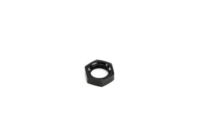HPS Performance - HPS AN924-4 -4AN Female Bulkhead Fitting Jam Nut Aluminum Black
