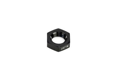 HPS Performance - HPS AN924-6 -6AN Female Bulkhead Fitting Jam Nut Aluminum Black