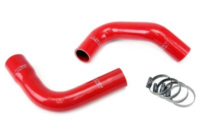 HPS Performance - HPS 57-1588 Red Red Radiator Hose Kit for 76-86 Jeep CJ7 4.2L
