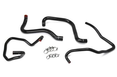 HPS Performance - HPS 57-1589-BLK Black Radiator/Heater Coolant Hose for 03-06 Jeep Wrangler TJ