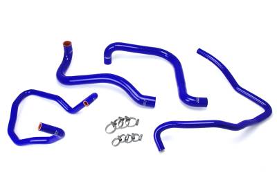 HPS Performance - HPS 57-1589-BLUE Radiator/Heater Coolant Hose Kit for 03-06 Jeep Wrangler TJ