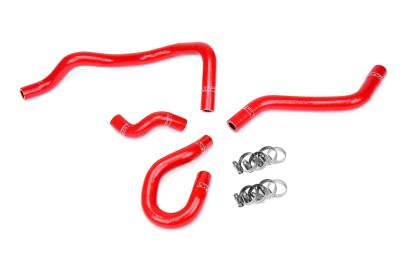 HPS Performance - HPS 57-1774-RED Red Heater Coolant Hose Kit for 96-00 Honda Civic EX HX D16