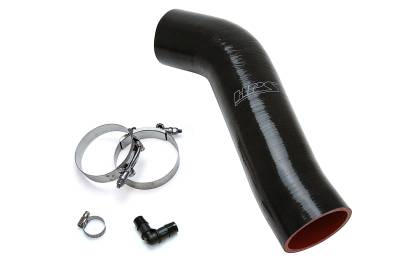 HPS Performance - HPS 57-1592-BLK Black Air Intake Kit Post MAF Hose for 03-06 Infiniti G35 Sedan