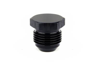 HPS Performance - HPS AN806-12 -12AN Male Fittings Plug Aluminum Black 37-DEG Flare