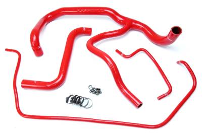HPS Performance - HPS 57-1594R Red Red Radiator Hose Kit for 14-17 Chevy Silverado V6 4.3L