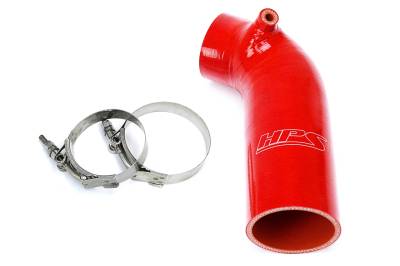 HPS Performance - HPS 57-1596 Red Red Air Intake Kit Post MAF Hose for 16-24 Honda Civic 2.0L