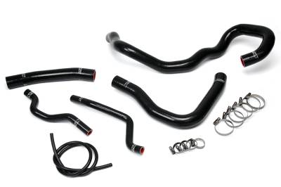 HPS Performance - HPS 57-1609-BLK Black Radiator/Heater CoolantHoseKit for 08-17 Mitsubishi Lancer