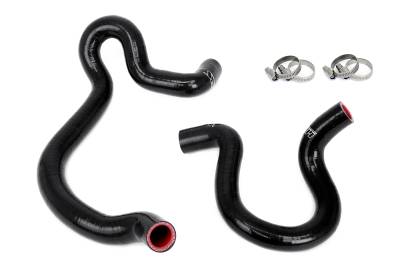 HPS Performance - HPS 57-2019-BLK Black Radiator Coolant Hose Kit for 99-06 Volkswagen Golf/GTI