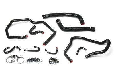 HPS Performance - HPS 57-1611-BLK Radiator/Heater Coolant Hose Kit for 10-14 Toyota FJ Cruiser