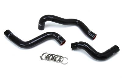 HPS Performance - HPS 57-1634-BLK Black Radiator Hose Kit for 04-11 Mazda RX8