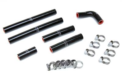 HPS Performance - HPS 57-1638-BLK Black Heater Coolant Hose Kit for 96-97 Lexus LX450 FJ80 4.5L