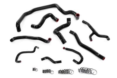HPS Performance - HPS 57-1997-BLK Black Silicone Full Hose Kit for 11-15 Mini Cooper N18 Manual