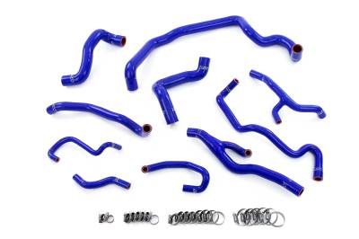 HPS Performance - HPS 57-1998-BLUE Blue Silicone Full Hose Kit for 11-15 Mini Cooper N18 Auto