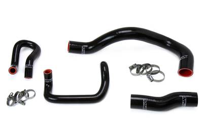 HPS Performance - HPS 57-1641-BLK Black Radiator/Heater Coolant Hose Kit for 01-05 Lexus IS300 I6