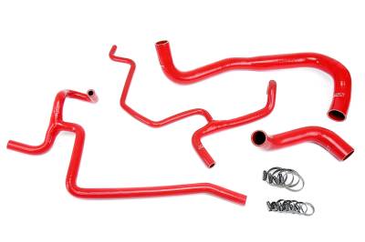 HPS Performance - HPS 57-1645 Red Red Radiator/Heater Coolant Hose Kit for 11-20 Dodge Charger