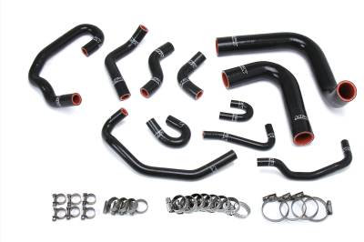 HPS Performance - HPS 57-1654-BLK Black Radiator/Heater Coolant Hose Kit for 93-95 Toyota 4Runner