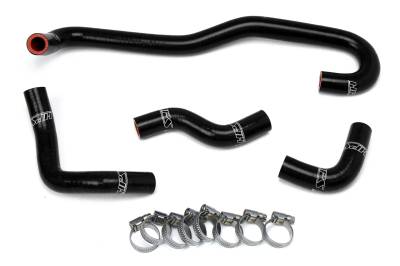 HPS Performance - HPS 57-1655-BLK Black Heater Coolant Hose Kit for 89-92 Toyota 4Runner V6