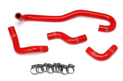 HPS Performance - HPS 57-1655-RED Red Heater Coolant Hose for 89-92 Toyota Pickup 4Runner