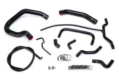 HPS Performance - HPS 57-1661-BLK Black Radiator/Heater Coolant Hose Kit for 04-11 Ford Ranger V6