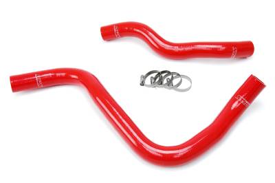 HPS Performance - HPS 57-1662 Red Red Radiator Hose Kit for 07-08 Acura TL Type-S V6