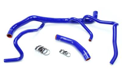 HPS Performance - HPS 57-1664-BLUE Blue Radiator Hose Kit for 16-20 Chevy Camaro SS Coupe V8