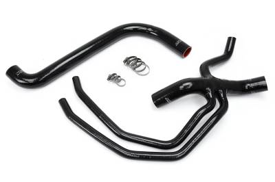 HPS Performance - HPS 57-1673-BLK Black Radiator Hose Kit for 99-03 Ford F150 Lightning V8