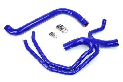 HPS Performance - HPS 57-1673-BLUE Blue Radiator Hose Kit for 99-03 Ford F150 Lightning V8