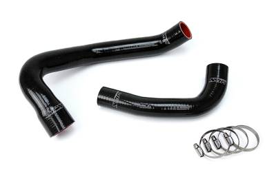 HPS Performance - HPS 57-1688-BLK Black Radiator Hose Kit for 00-06 Jeep Wrangler TJ 4.0L