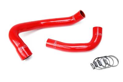HPS Performance - HPS 57-1688 Red Red Radiator Hose Kit for 00-06 Jeep Wrangler TJ 4.0L