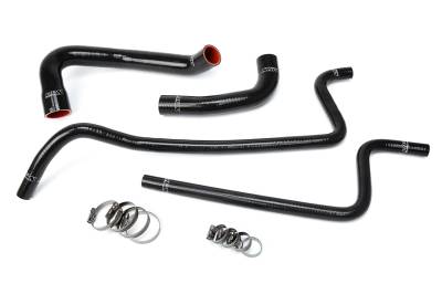 HPS Performance - HPS 57-1689-BLK Black Radiator/Heater CoolantHoseKit for 00-01 Jeep Wrangler TJ