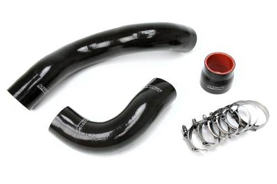 HPS Performance - HPS 57-1697-BLK Black Intercooler Hose Kit for 17-21 Honda Civic Type R 2.0L